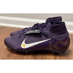 Nike Zoom Mercurial Superfly 10 Elite KM Soccer Cleats Mbappe (FQ8692-500) Sz 13